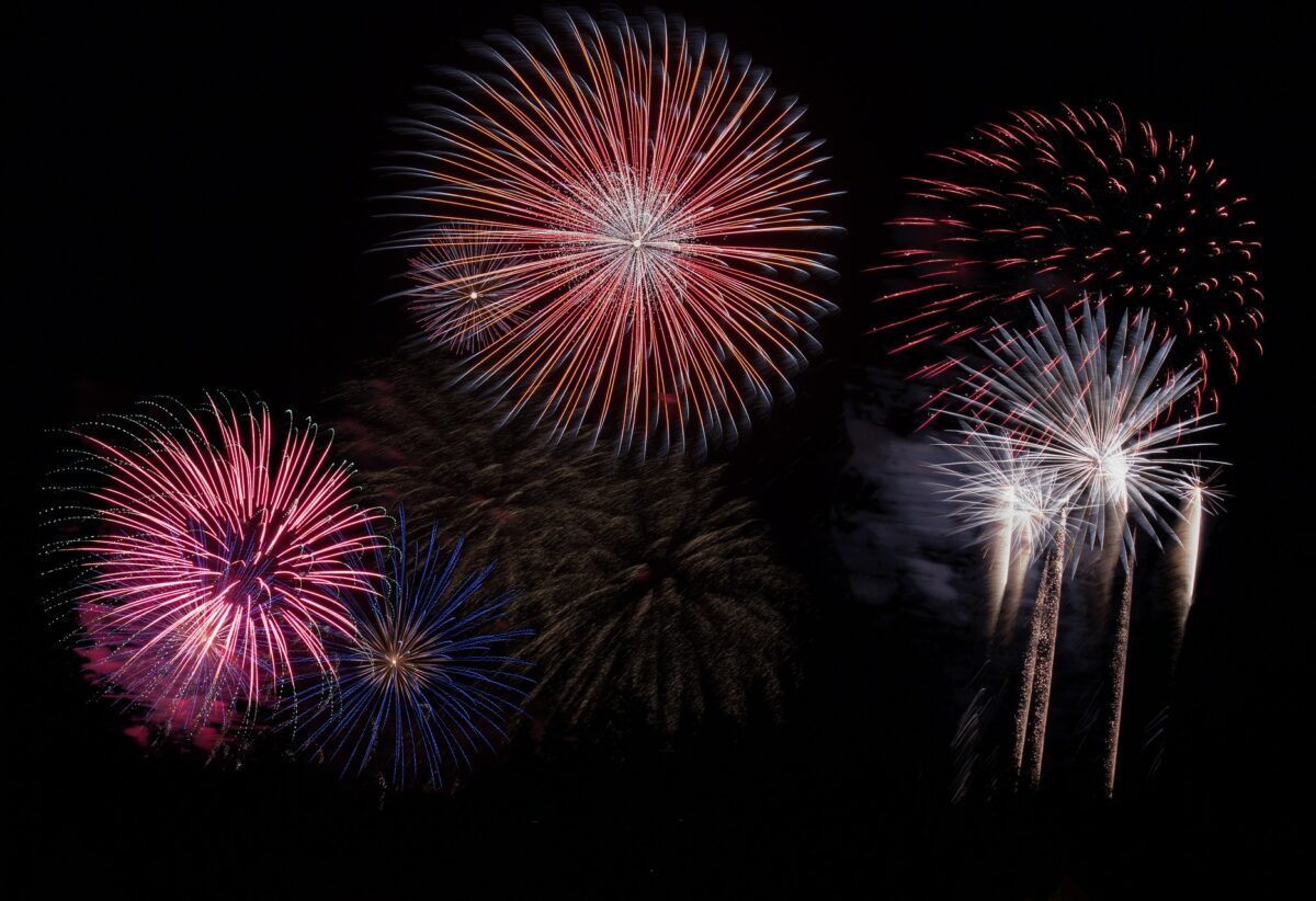 Picture of fireworks for 4th of July - How to help your dog through the 4th of July festivities