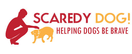 scaredy dog helping dogs be brave logo